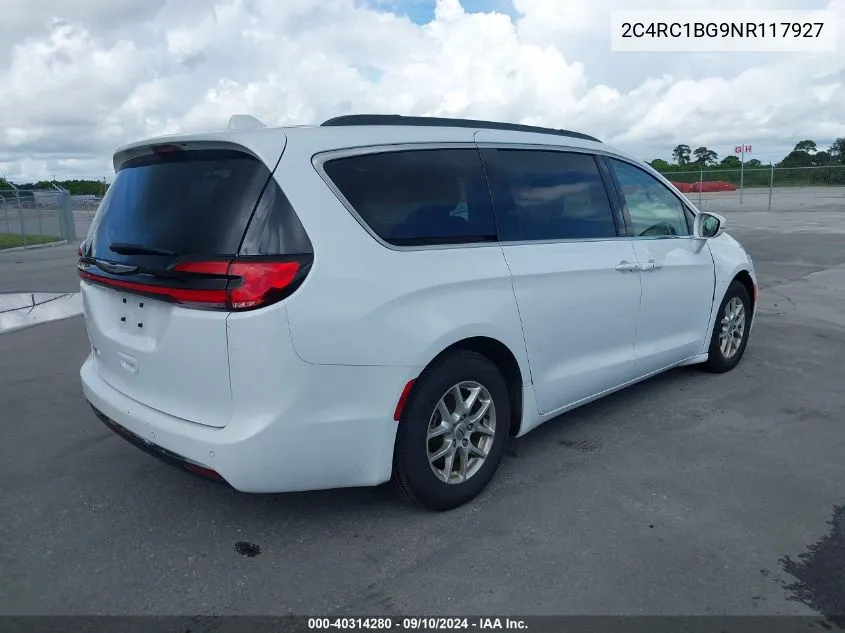 2022 Chrysler Pacifica Touring L VIN: 2C4RC1BG9NR117927 Lot: 40314280