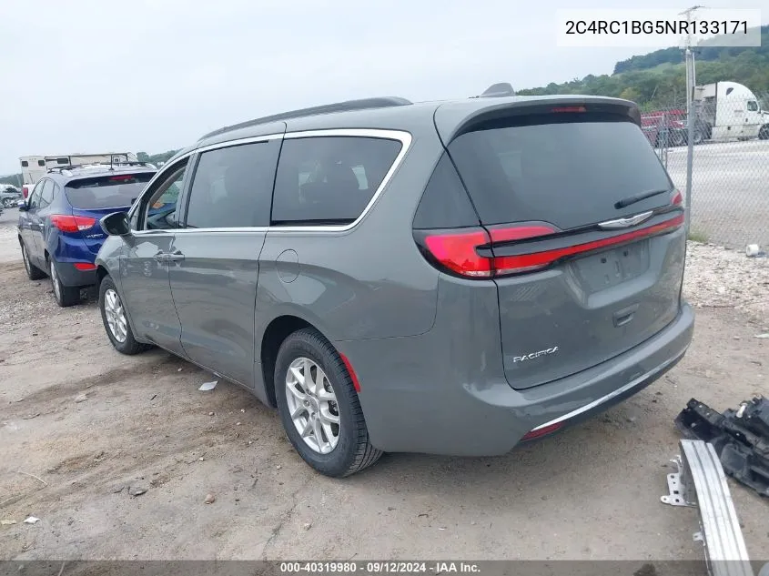 2022 Chrysler Pacifica Touring L VIN: 2C4RC1BG5NR133171 Lot: 40319980