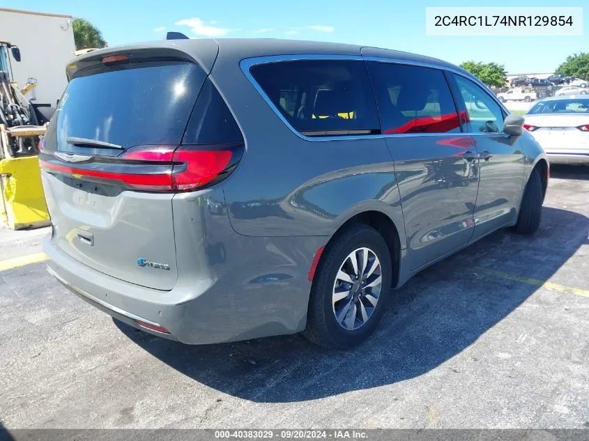 2022 Chrysler Pacifica Hybrid Touring L VIN: 2C4RC1L74NR129854 Lot: 40383029