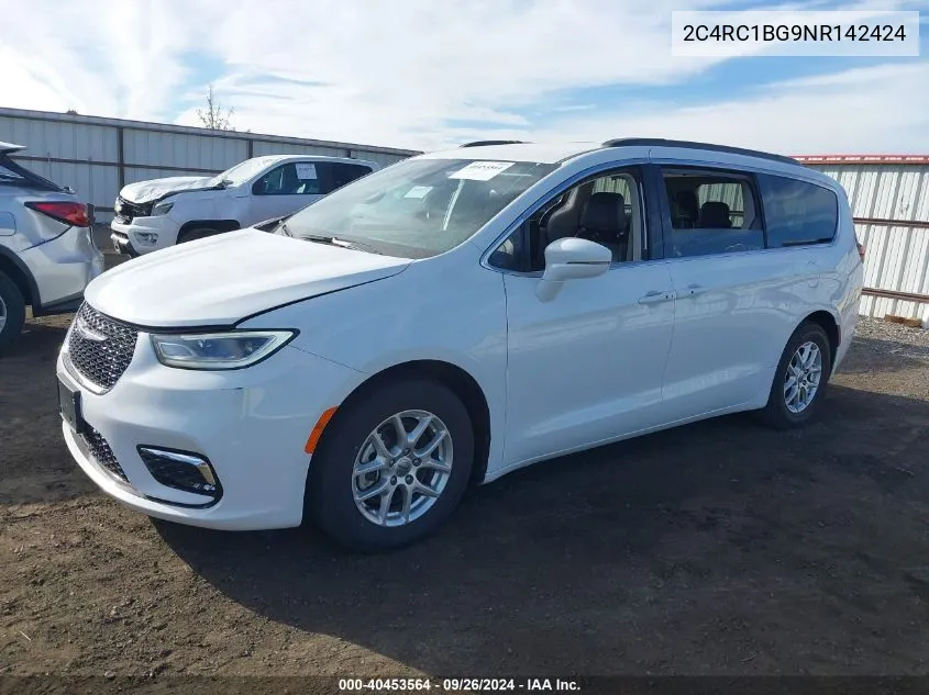 2022 Chrysler Pacifica Touring L VIN: 2C4RC1BG9NR142424 Lot: 40453564