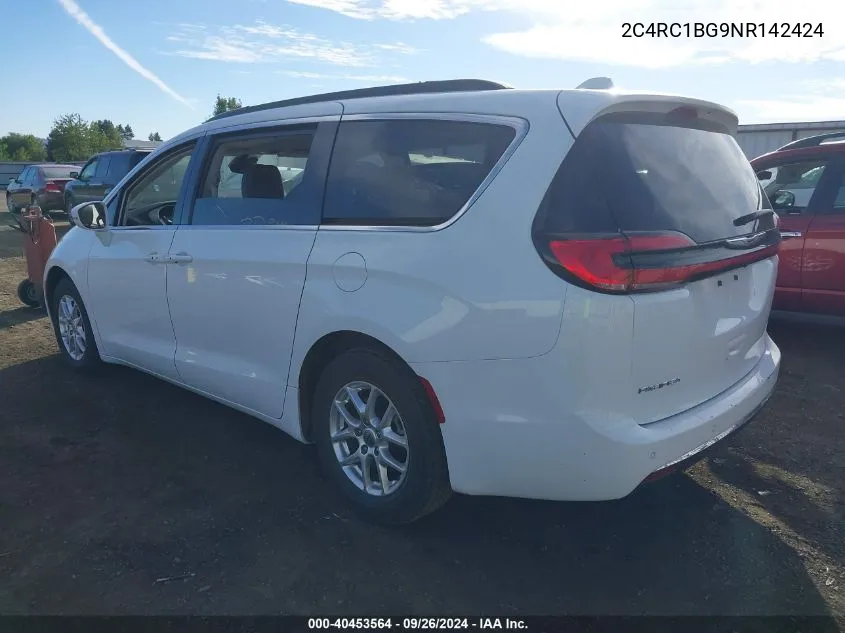 2022 Chrysler Pacifica Touring L VIN: 2C4RC1BG9NR142424 Lot: 40453564