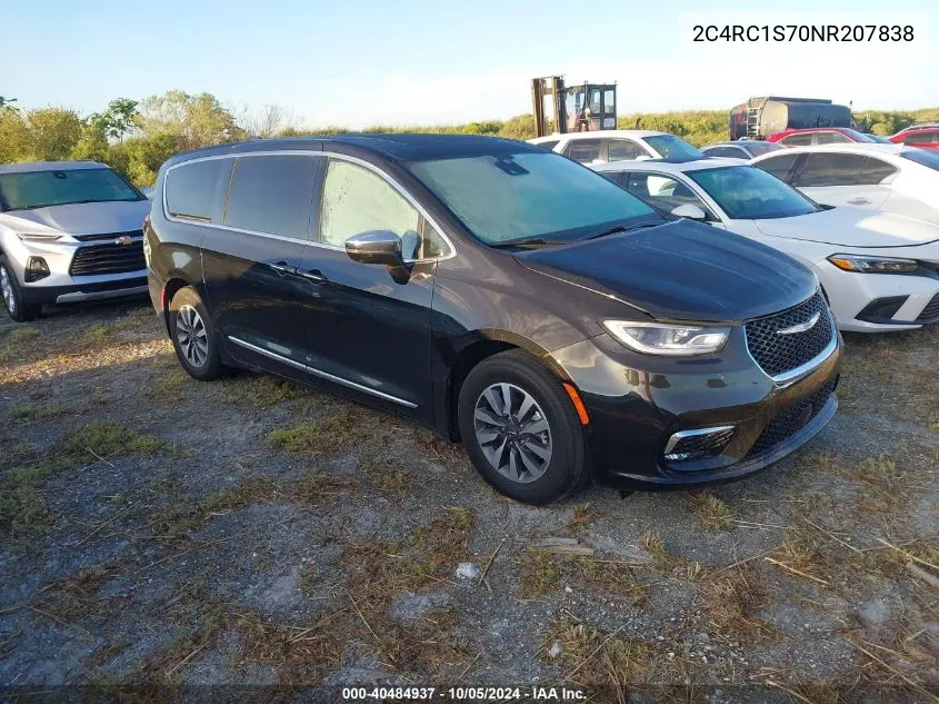 2022 Chrysler Pacifica Hybrid Limited VIN: 2C4RC1S70NR207838 Lot: 40484937