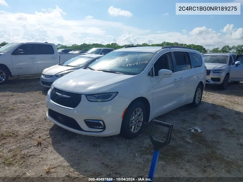 2022 Chrysler Pacifica Touring L VIN: 2C4RC1BG0NR189275 Lot: 40497688