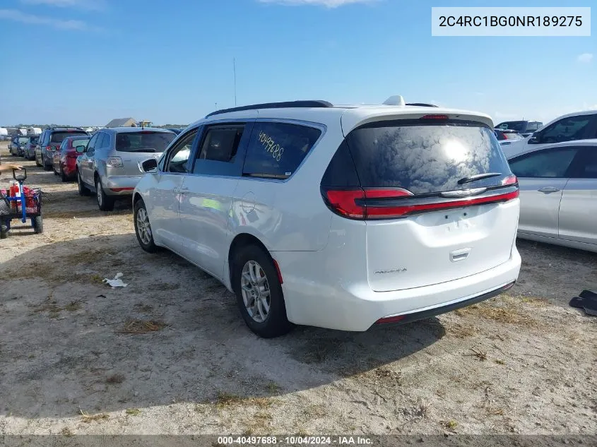 2022 Chrysler Pacifica Touring L VIN: 2C4RC1BG0NR189275 Lot: 40497688