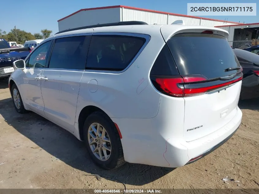 2022 Chrysler Pacifica Touring L VIN: 2C4RC1BG5NR171175 Lot: 40548546