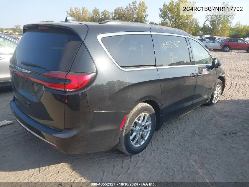 2022 Chrysler Pacifica Touring L VIN: 2C4RC1BG7NR117702 Lot: 40552327