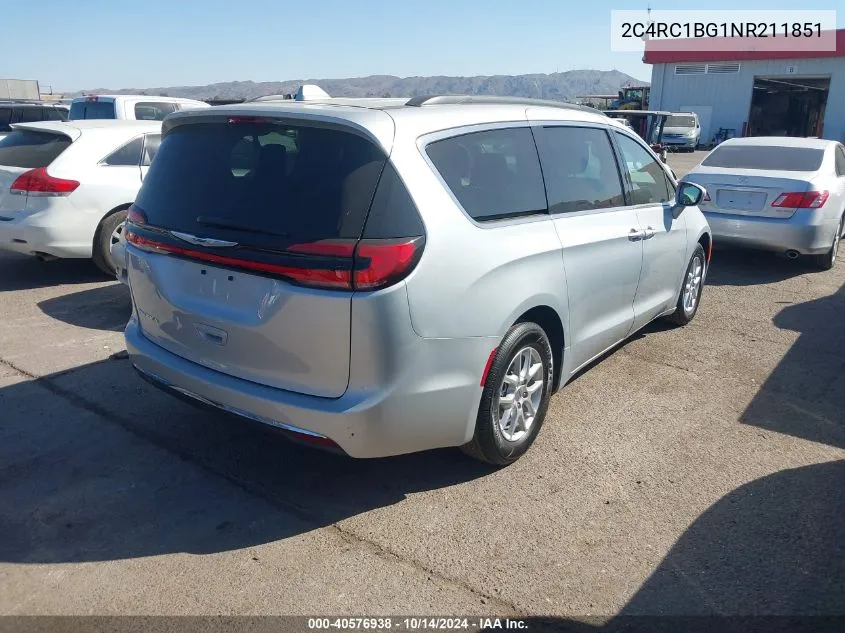 2022 Chrysler Pacifica Touring L VIN: 2C4RC1BG1NR211851 Lot: 40576938