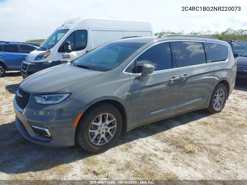 2022 Chrysler Pacifica Touring L VIN: 2C4RC1BG2NR220073 Lot: 40611669