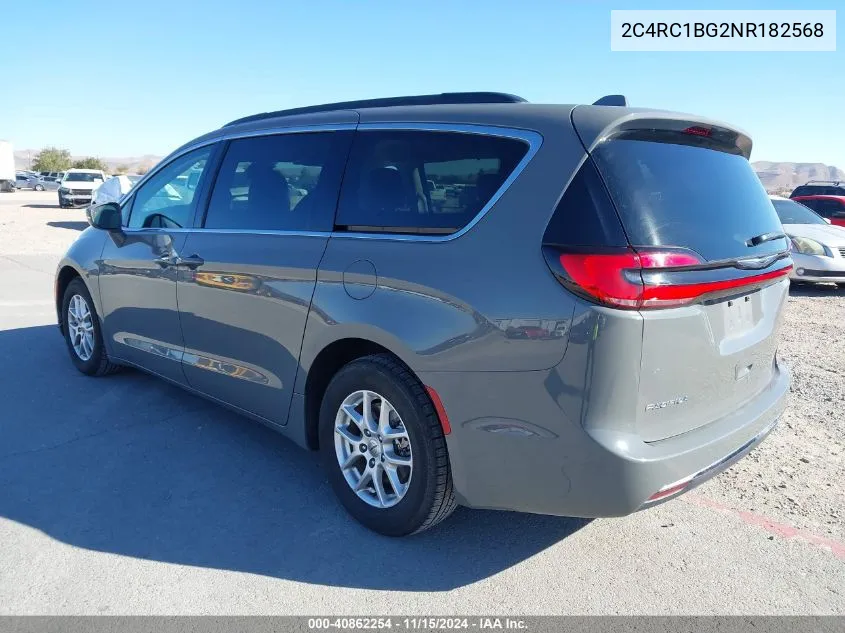 2022 Chrysler Pacifica Touring L VIN: 2C4RC1BG2NR182568 Lot: 40862254