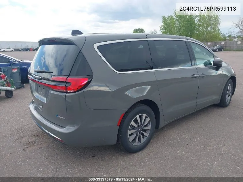 2023 Chrysler Pacifica Hybrid Touring L VIN: 2C4RC1L76PR599113 Lot: 39397579