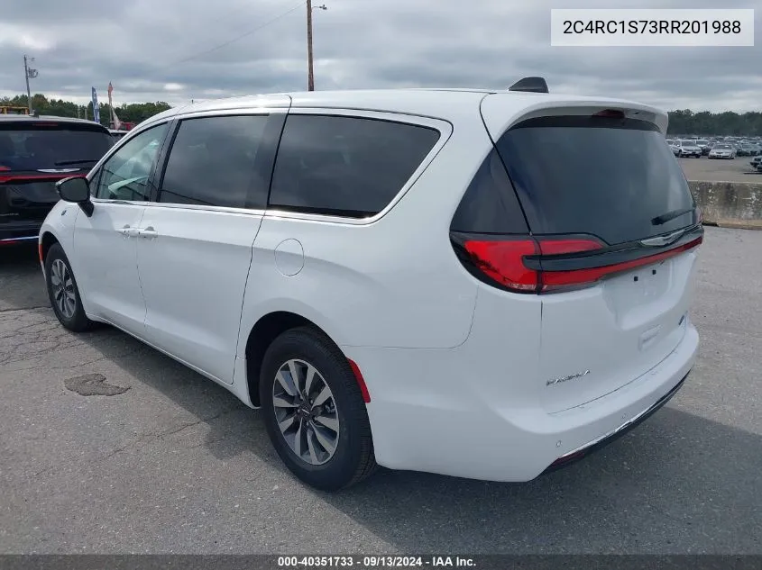 2024 Chrysler Pacifica Hybrid Select VIN: 2C4RC1S73RR201988 Lot: 40351733