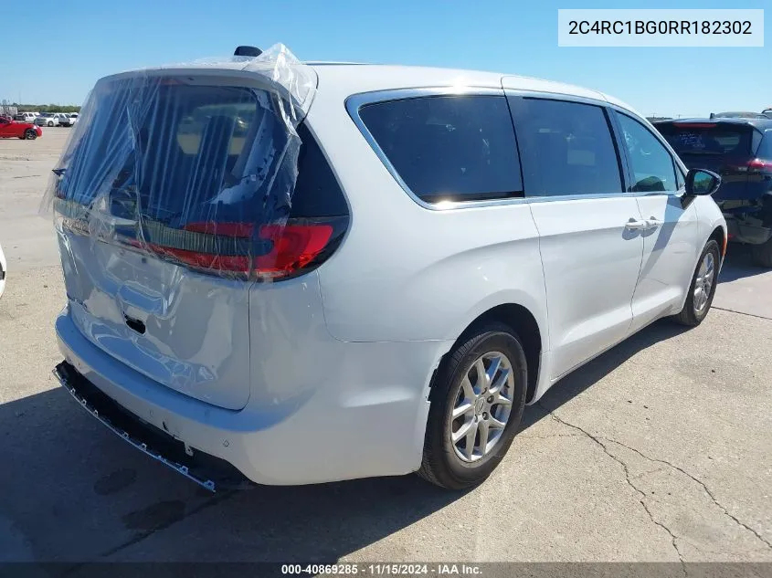 2024 Chrysler Pacifica Touring L VIN: 2C4RC1BG0RR182302 Lot: 40869285