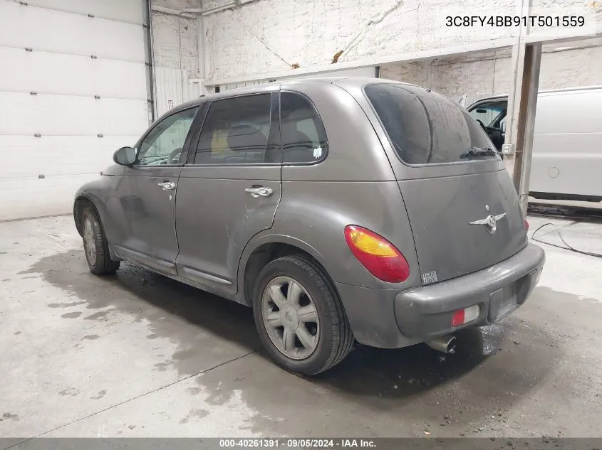 2001 Chrysler Pt Cruiser VIN: 3C8FY4BB91T501559 Lot: 40261391