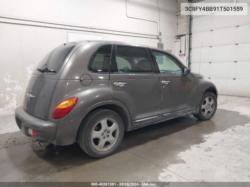 2001 Chrysler Pt Cruiser VIN: 3C8FY4BB91T501559 Lot: 40261391