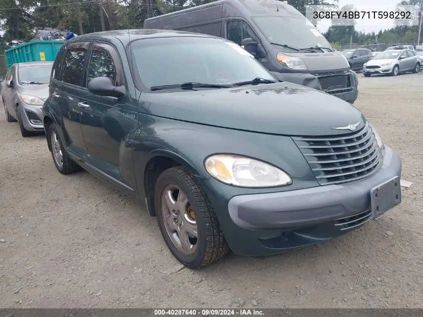 2001 Chrysler Pt Cruiser VIN: 3C8FY4BB71T598292 Lot: 40287640