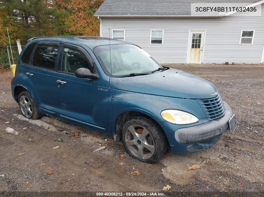 2001 Chrysler Pt Cruiser VIN: 3C8FY4BB11T632436 Lot: 40306212