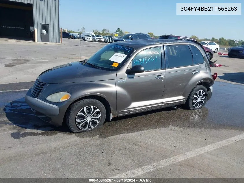 2001 Chrysler Pt Cruiser VIN: 3C4FY4BB21T568263 Lot: 40345267