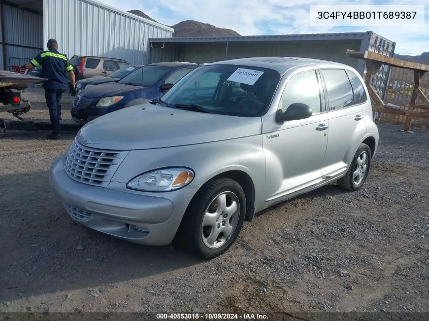 2001 Chrysler Pt Cruiser VIN: 3C4FY4BB01T689387 Lot: 40553018