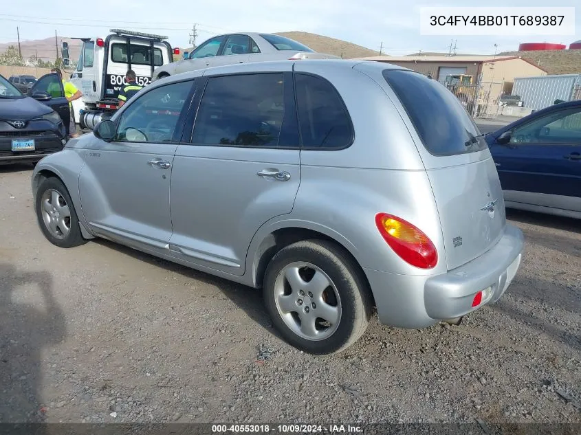 2001 Chrysler Pt Cruiser VIN: 3C4FY4BB01T689387 Lot: 40553018