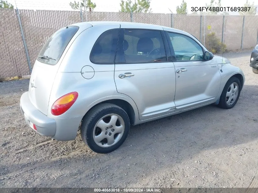 2001 Chrysler Pt Cruiser VIN: 3C4FY4BB01T689387 Lot: 40553018