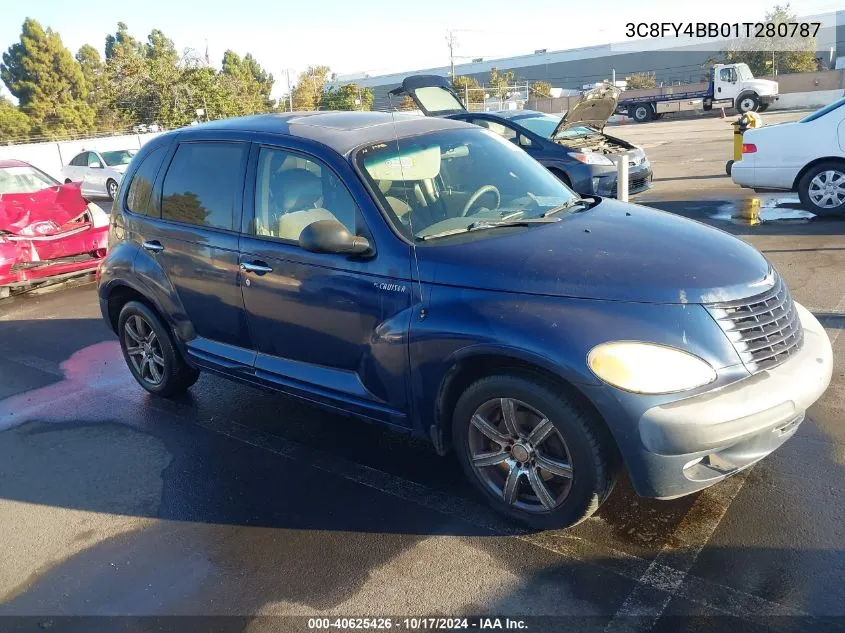 2001 Chrysler Pt Cruiser VIN: 3C8FY4BB01T280787 Lot: 40625426