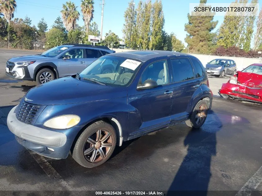 2001 Chrysler Pt Cruiser VIN: 3C8FY4BB01T280787 Lot: 40625426