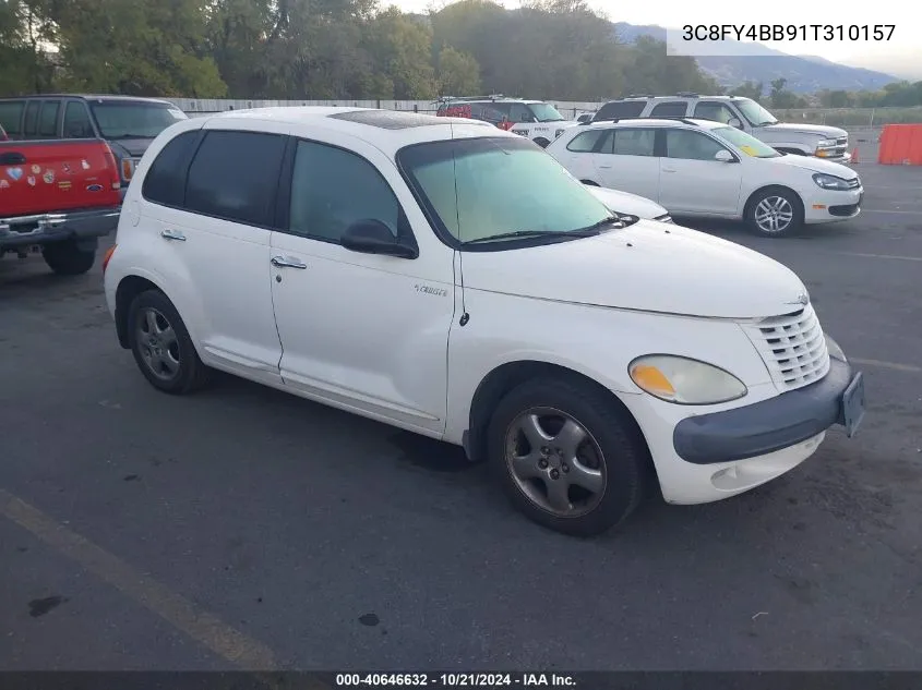 2001 Chrysler Pt Cruiser VIN: 3C8FY4BB91T310157 Lot: 40646632