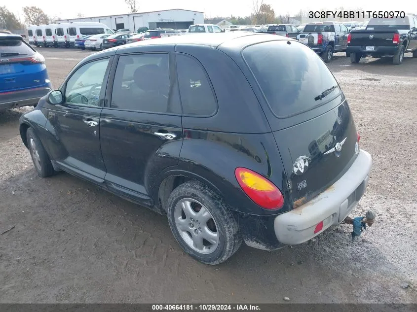 2001 Chrysler Pt Cruiser VIN: 3C8FY4BB11T650970 Lot: 40664181