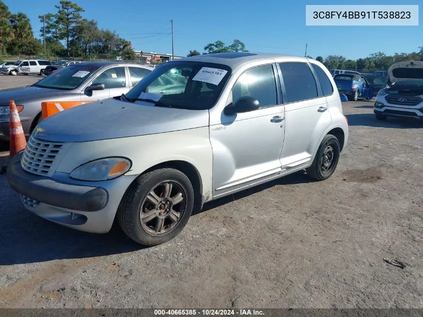 2001 Chrysler Pt Cruiser VIN: 3C8FY4BB91T538823 Lot: 40665385