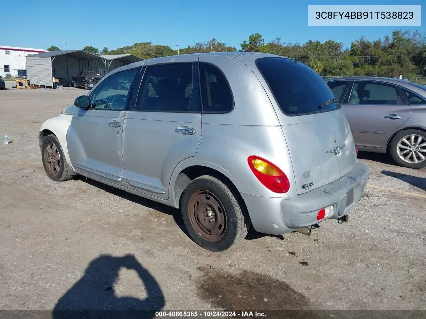 2001 Chrysler Pt Cruiser VIN: 3C8FY4BB91T538823 Lot: 40665385