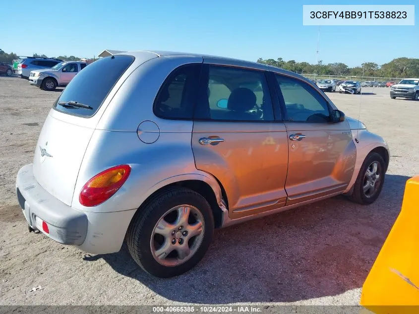 2001 Chrysler Pt Cruiser VIN: 3C8FY4BB91T538823 Lot: 40665385