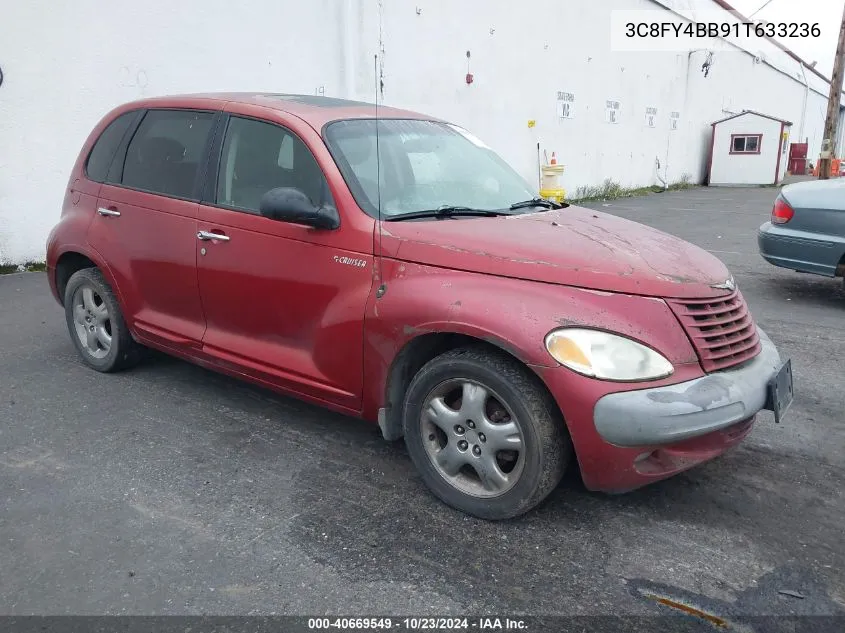 2001 Chrysler Pt Cruiser VIN: 3C8FY4BB91T633236 Lot: 40669549