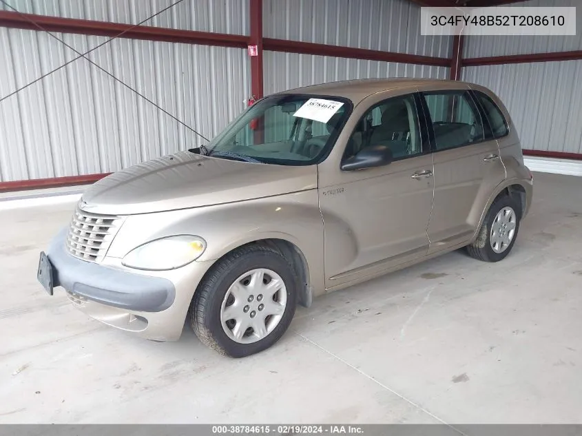 3C4FY48B52T208610 2002 Chrysler Pt Cruiser