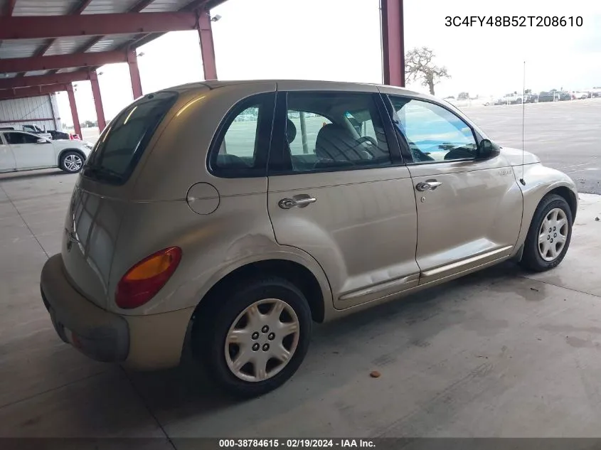 3C4FY48B52T208610 2002 Chrysler Pt Cruiser