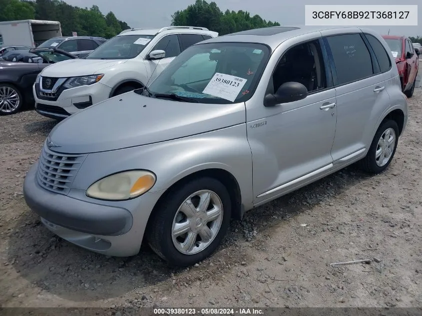 2002 Chrysler Pt Cruiser Limited VIN: 3C8FY68B92T368127 Lot: 39380123