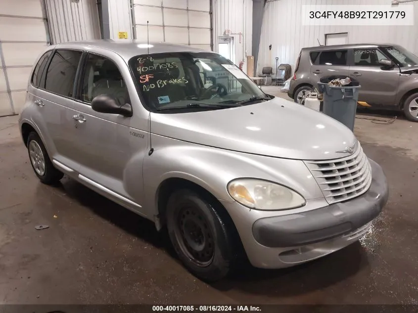 2002 Chrysler Pt Cruiser VIN: 3C4FY48B92T291779 Lot: 40017085