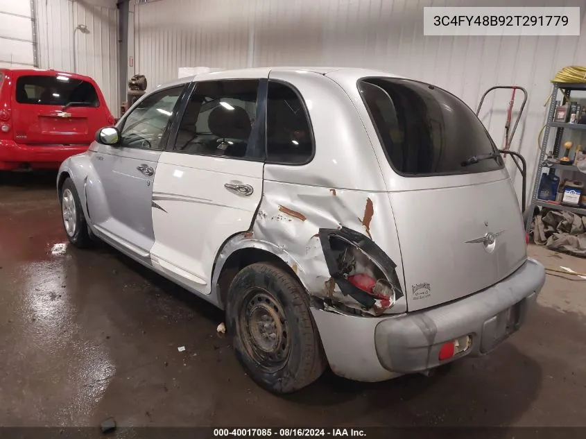 2002 Chrysler Pt Cruiser VIN: 3C4FY48B92T291779 Lot: 40017085