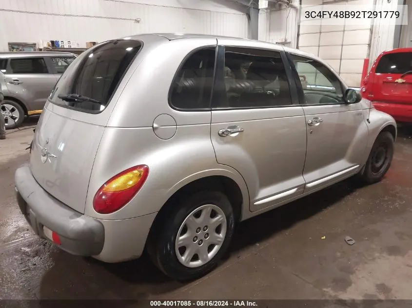 2002 Chrysler Pt Cruiser VIN: 3C4FY48B92T291779 Lot: 40017085