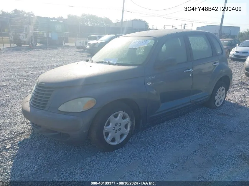 2002 Chrysler Pt Cruiser VIN: 3C4FY48B42T290409 Lot: 40189377