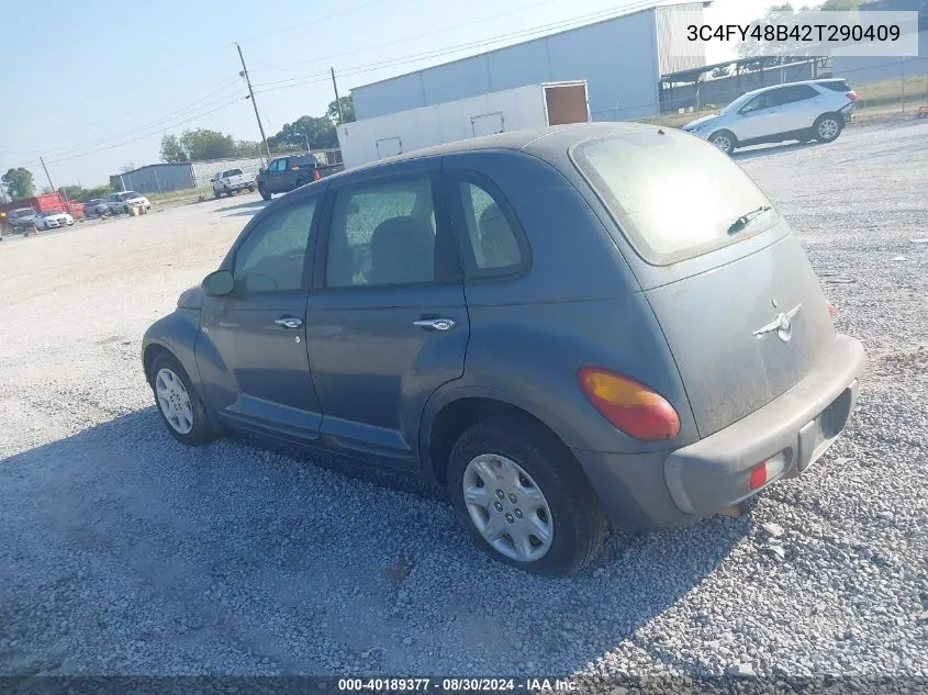 2002 Chrysler Pt Cruiser VIN: 3C4FY48B42T290409 Lot: 40189377