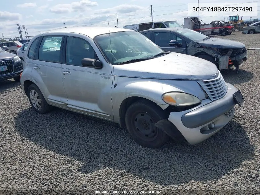 2002 Chrysler Pt Cruiser VIN: 3C4FY48B42T297490 Lot: 40203008