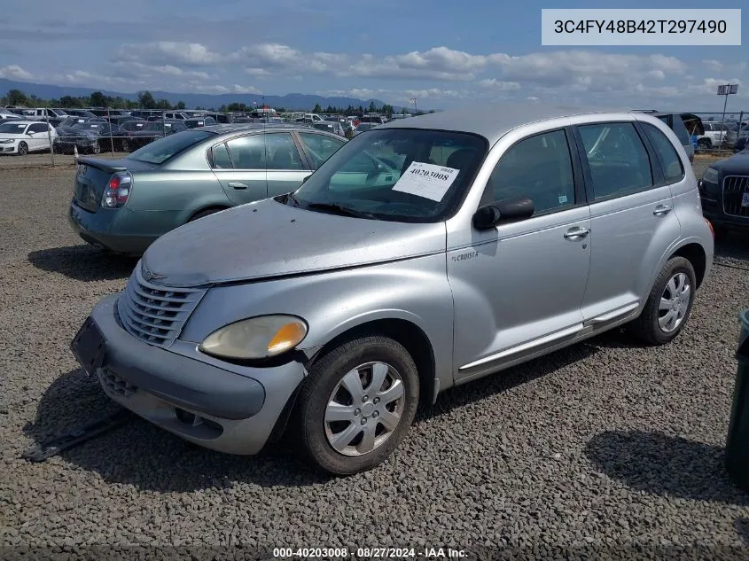 2002 Chrysler Pt Cruiser VIN: 3C4FY48B42T297490 Lot: 40203008