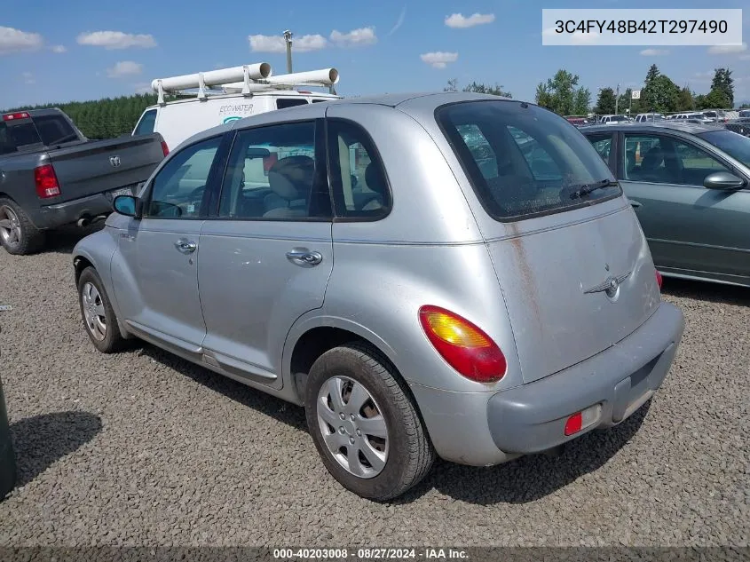 2002 Chrysler Pt Cruiser VIN: 3C4FY48B42T297490 Lot: 40203008