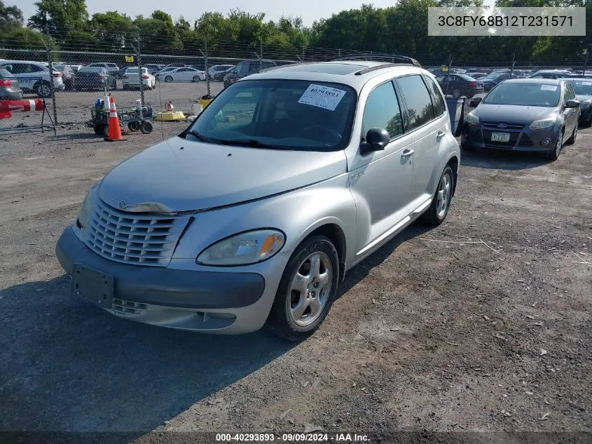 2002 Chrysler Pt Cruiser Limited VIN: 3C8FY68B12T231571 Lot: 40293893