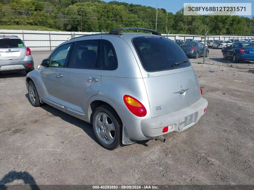 2002 Chrysler Pt Cruiser Limited VIN: 3C8FY68B12T231571 Lot: 40293893