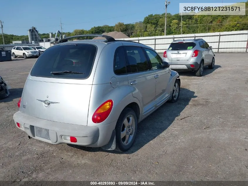 2002 Chrysler Pt Cruiser Limited VIN: 3C8FY68B12T231571 Lot: 40293893