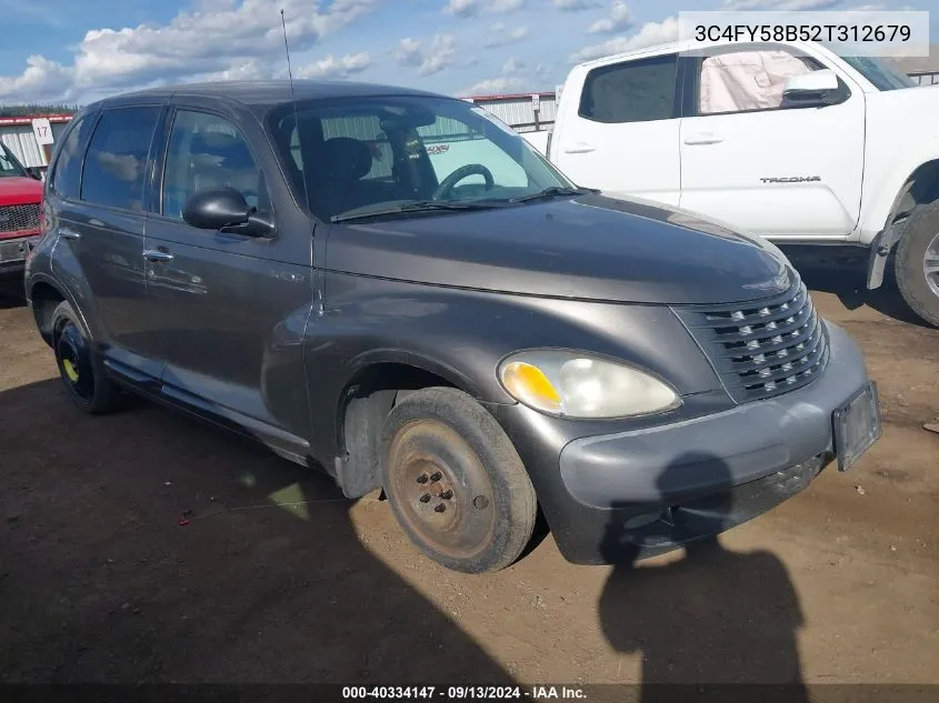 2002 Chrysler Pt Cruiser Touring VIN: 3C4FY58B52T312679 Lot: 40334147