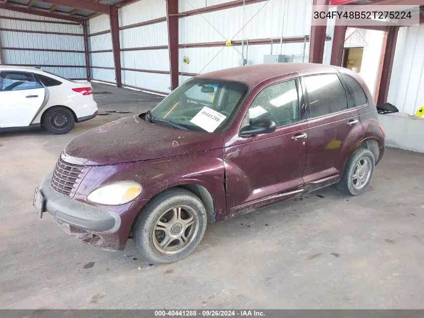 3C4FY48B52T275224 2002 Chrysler Pt Cruiser Classic