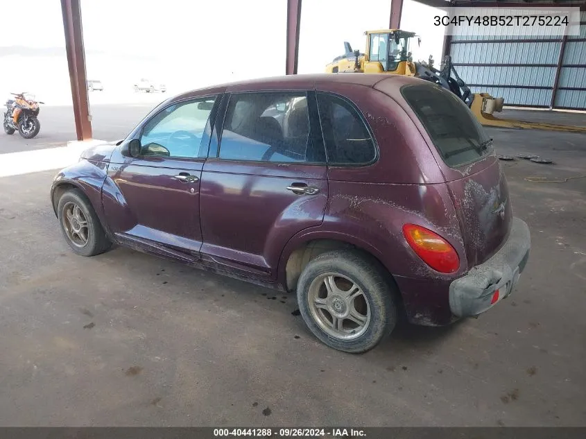 3C4FY48B52T275224 2002 Chrysler Pt Cruiser Classic