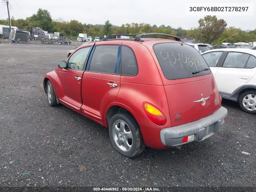 2002 Chrysler Pt Cruiser Limited VIN: 3C8FY68B02T278297 Lot: 40446982